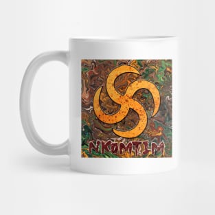 Adinkra symbol bright art, Nkontim ancient symbol for loyalty Mug